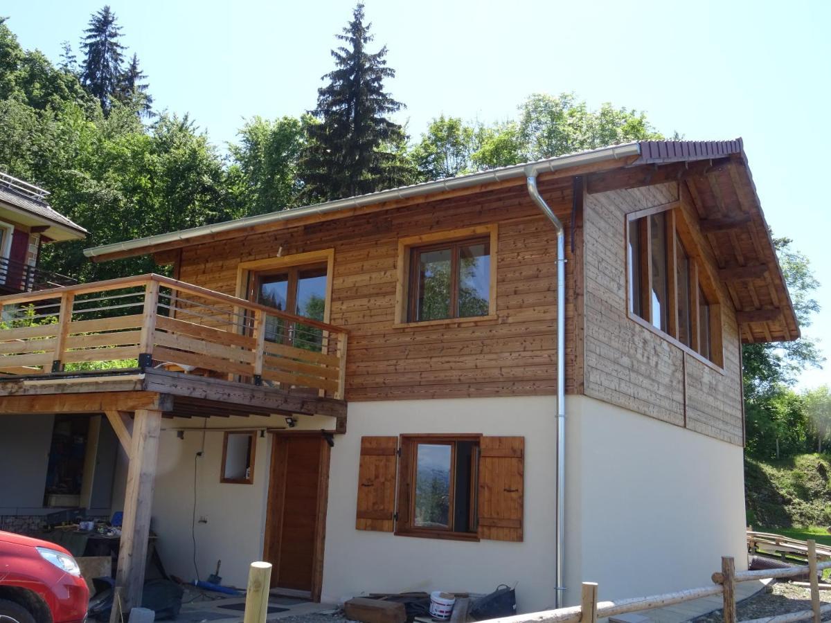 Chalet Neuf 6 Personnes Mont-Saxonnex Dış mekan fotoğraf